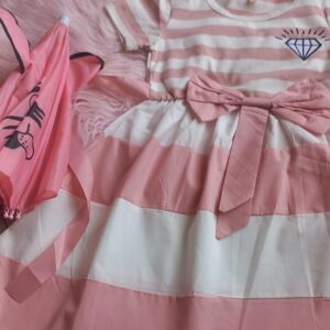 Tea/Coral Pink frock